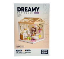 Конструктор-румбокс Ванная комната Mini House 8009-MH серии "Интерьер", со светом