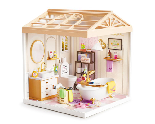 Конструктор-румбокс Ванна кімната Mini House 8009-MH серії "Інтер'єр", зі світлом