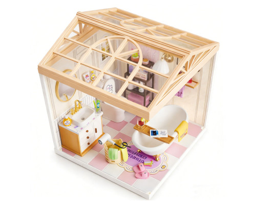 Конструктор-румбокс Ванна кімната Mini House 8009-MH серії "Інтер'єр", зі світлом