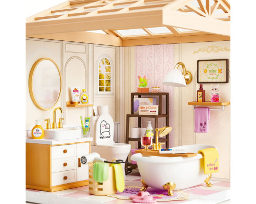 Конструктор-румбокс Ванна кімната Mini House 8009-MH серії "Інтер'єр", зі світлом