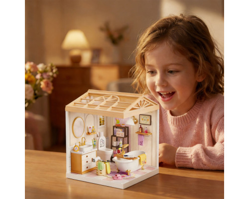 Конструктор-румбокс Ванна кімната Mini House 8009-MH серії "Інтер'єр", зі світлом