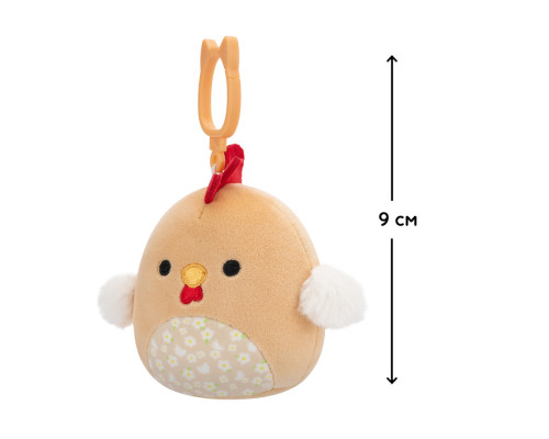 М'яка іграшка на кліпсі Півник Руті Squishmallows SQCP00465, 9 см