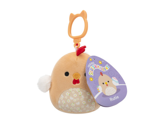 М'яка іграшка на кліпсі Півник Руті Squishmallows SQCP00465, 9 см