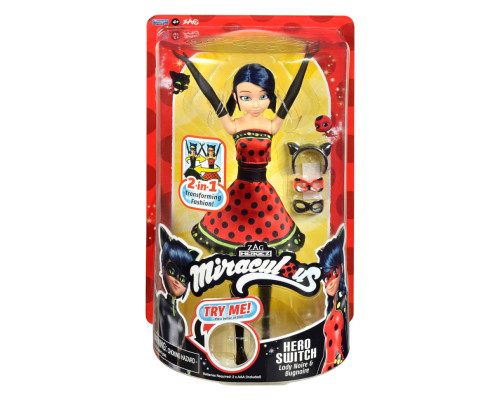 Інтерактивна лялька "Леді Баг та Супер-Кіт" Miraculous 50414 дизайнерське перетворення