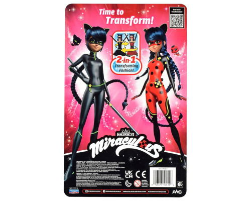 Інтерактивна лялька "Леді Баг та Супер-Кіт" Miraculous 50414 дизайнерське перетворення