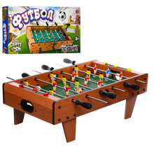 Настольный футбол 2035N на штангах, деревянный, 69-37-24 см