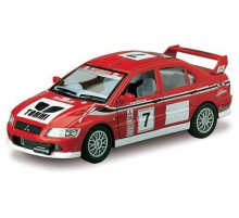 Коллекционная машинка MITSUBISHI LANCER EVOLUTION VII WRC KT5048W(Red) инерционная