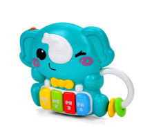 Дитяче піаніно "Слоник" 503-20 звуки тварин 15 см, музика