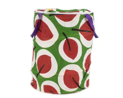 Корзина для игрушек M3732 диаметр 30 см, высота 38 см, крыш-застеж-мол, 2 ручки M3732-2