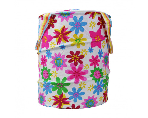 Кошик для іграшок M3732 діаметр 30 см, висота 38 см, дах-застібка-мол, 2 ручки M3732-6