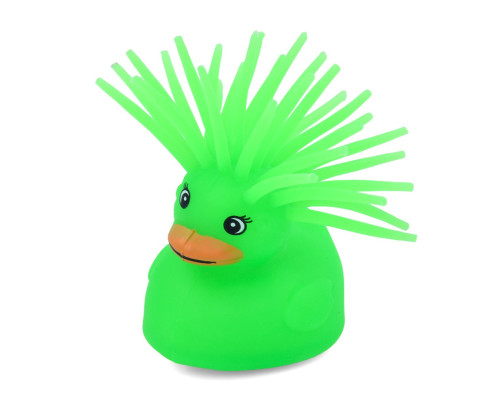 Дитяча іграшка Антистрес Качка MS 3719(Green) світлові ефекти