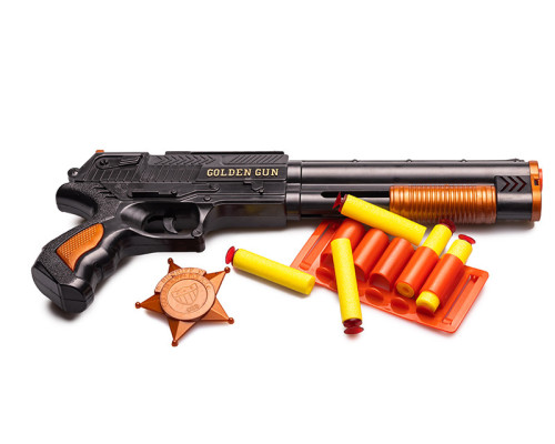 Іграшковий дробовик "Marshal" Golden Gun 915GG з м'якими кулями