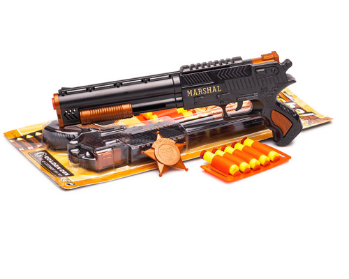 Іграшковий дробовик "Marshal" Golden Gun 915GG з м'якими кулями