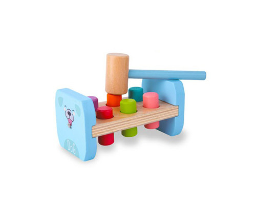 Деревянная игрушка стукачка "Собачка" MD 0839 молоток Собака