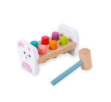 Деревянная игрушка стукачка "Собачка" MD 0839 молоток Кролик