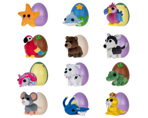 М'яка іграшка-сюрприз у яйці Кумедні звірятка Adopt ME! AME0020 в асортименті