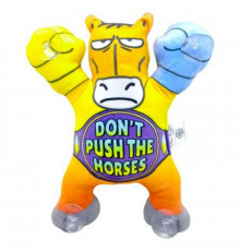 Дитяча м'яка іграшка "Кінь на липучках" DPTS-5(Yellow) розмір 22 см