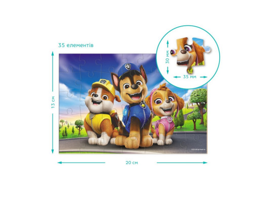 Пазл дитячий "Посміхаємось разом" 200689, 35 елементів