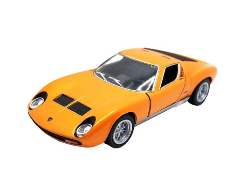 Колекційна машинка "Lamborghini Miura P400 SV" KT5390W(Orange) масштаб 1:42