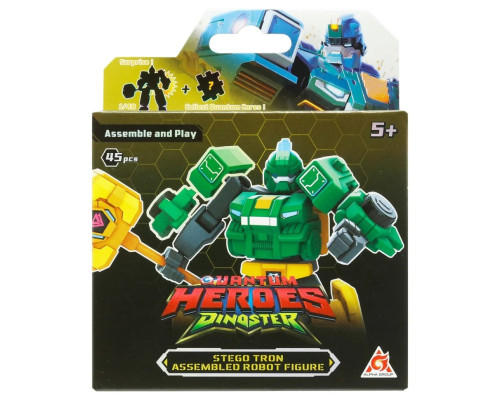 Дитячий робот-конструктор "Стего Трон" Dinoster EU580881A-4, 45 деталей