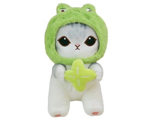 Детская мягкая игрушка "Mofusand Сat" E1002(Green) размер 45см