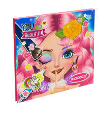 Детская палетка теней для век IG3125, 30 цветов, с кисточкой