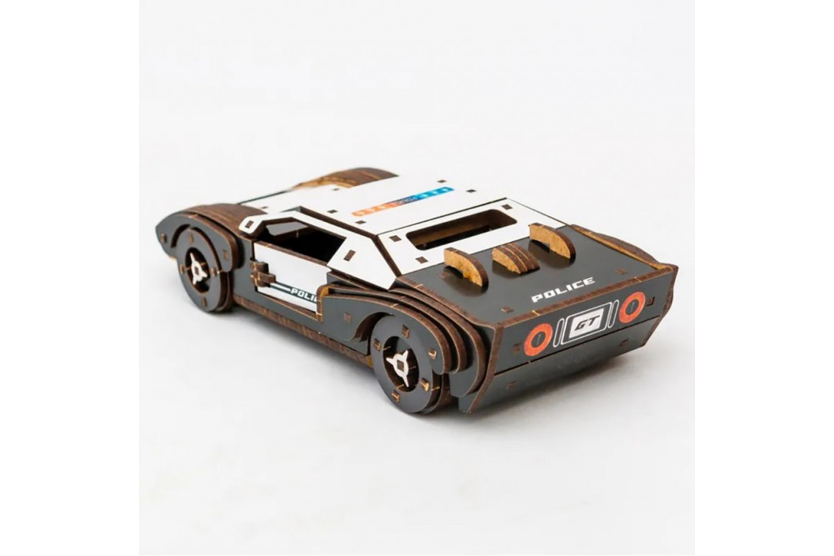 Деревянный 3D конструктор Fast car Gt Puz-26916, 164 детали Деревянный 3D конструктор Fast car Gt Puz-26916, 164 детали