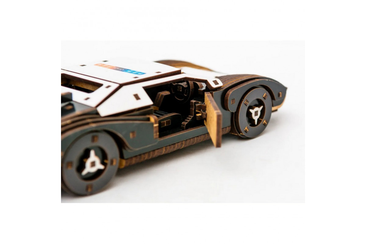 Деревянный 3D конструктор Fast car Gt Puz-26916, 164 детали Деревянный 3D конструктор Fast car Gt Puz-26916, 164 детали