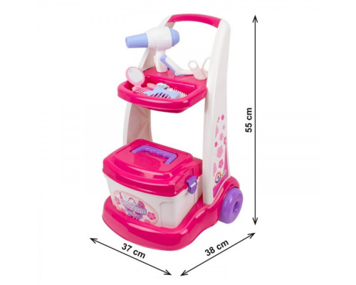 Дитячий ігровий набір "Перукар" 9314TXK візок, саквояж, аксесуари
