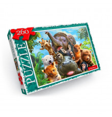 Пазли дитячі "Тварини" C260-12-02, 260 елементів