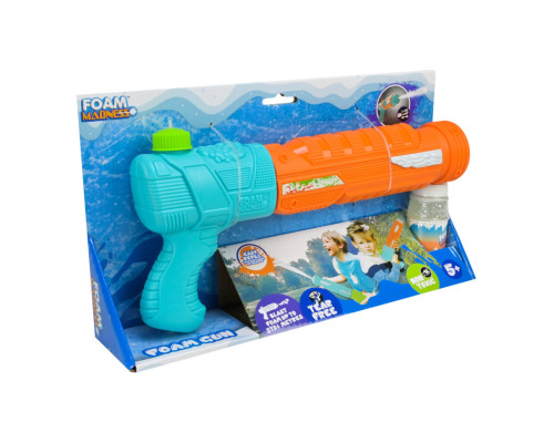 Водный пистолет Foam Gun F9106(Orange) стреляет пеной, дальность 3-4 метра
