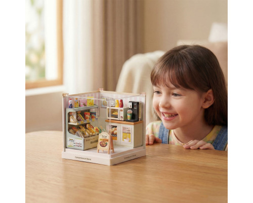 Конструктор-румбокс Круглосуточный магазин Mini House 8033-MH серии "Интерьер Мини"