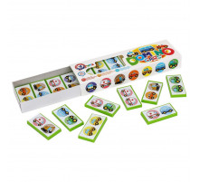 Настольная игра Домино детская "Авто" ТехноК 3329TXK