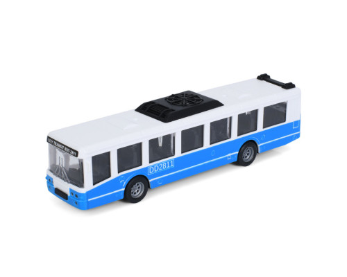 Іграшковий інерційний Автобус 6334(Blue) гумові колеса, 16 см