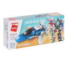 Дитячий Конструктор Qman 1412-1-6 транспорт, 79 дет  Specter Aircraft