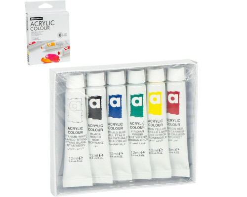 Набор акриловых красок "Art Ranger Acryliс" PA31.06012A 12 мл 6 цветов