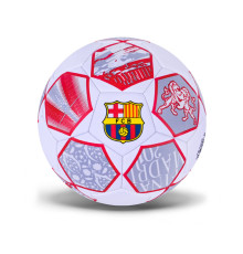 М'яч футбольний Barcelona FB25540(Red) розмір №5, PVC, 310 гр