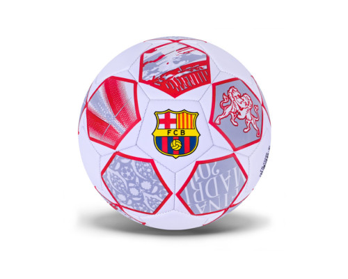 М'яч футбольний Barcelona FB25540(Red) розмір №5, PVC, 310 гр