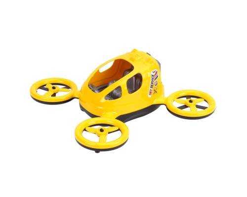 Дитяча іграшка "Квадрокоптер" ТехноК 7969TXK на коліщатках  Жовтий