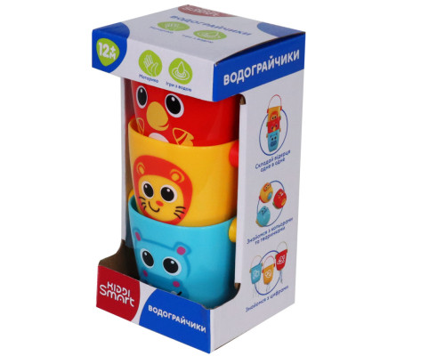Іграшкові відерця "Водограйчики" Kiddi Smart 4332-KS для гри у ванній