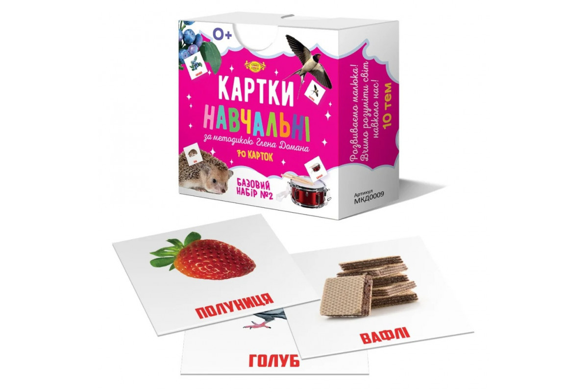 Карточки обучающие Гленна Домана №2 Мастер MKD0009 укр