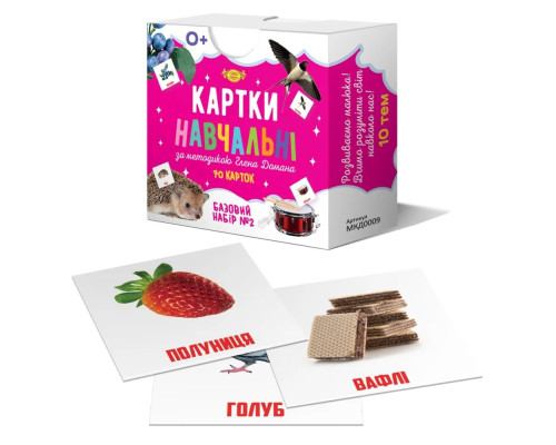 Карточки обучающие Гленна Домана №2 Мастер MKD0009 укр