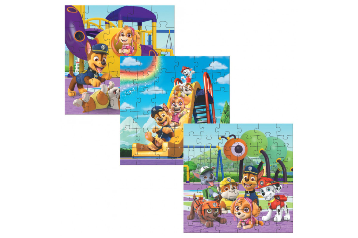 Дитячий пазл Ігровий майданчик Paw Patrol 200578, 3 в 1 Дитячий пазл Ігровий майданчик Paw Patrol 200578, 3 в 1