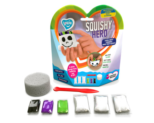 Набір для ліплення з повітряним пластиліном Squishy Scary Ghost ТМ Lovin 70126