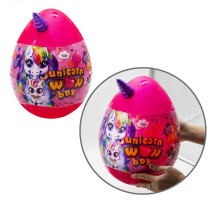 Набір для творчості в яйці "Unicorn WOW Box" UWB-01-01U для дівчаток  Рожевий