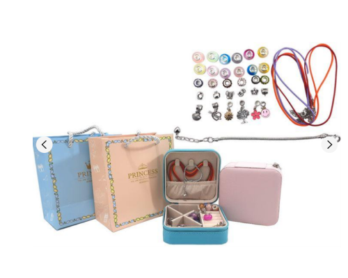 Набор для создания шарм-браслетов "Пандора" FT2026-B(Blue) Голубой