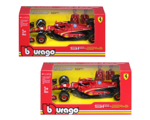 Автомодель FERRARI RACING - SF-24 Bburago 18-36844 масштаб 1:43