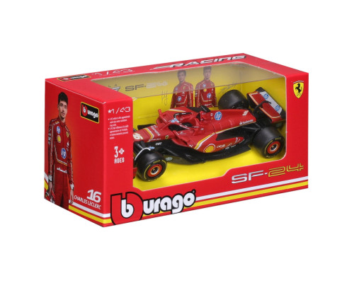 Автомодель FERRARI RACING - SF-24 Bburago 18-36844 масштаб 1:43