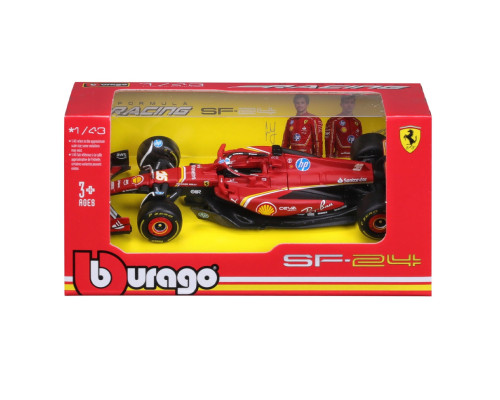 Автомодель FERRARI RACING - SF-24 Bburago 18-36844 масштаб 1:43