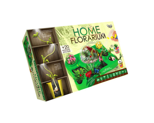 Ігровий навчальний набір для вирощування рослин HFL-01 "Home Florarium"